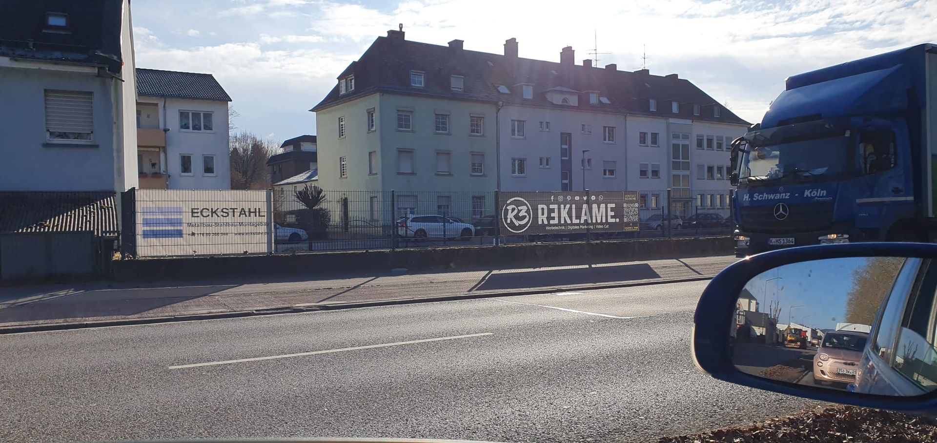 Außenwerbung von R3Klame Werbetechnik in Trier, Merzig und Luxemburg