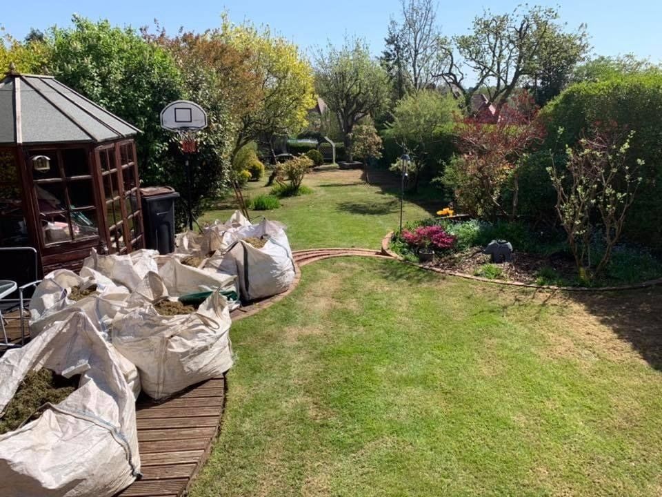 lawn-scarification-birmingham-before