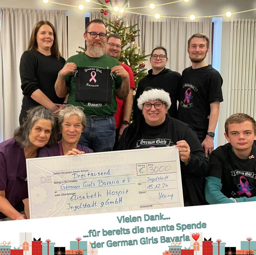 Spende der German Girls Bavaria Spende der German Girls Bavaria