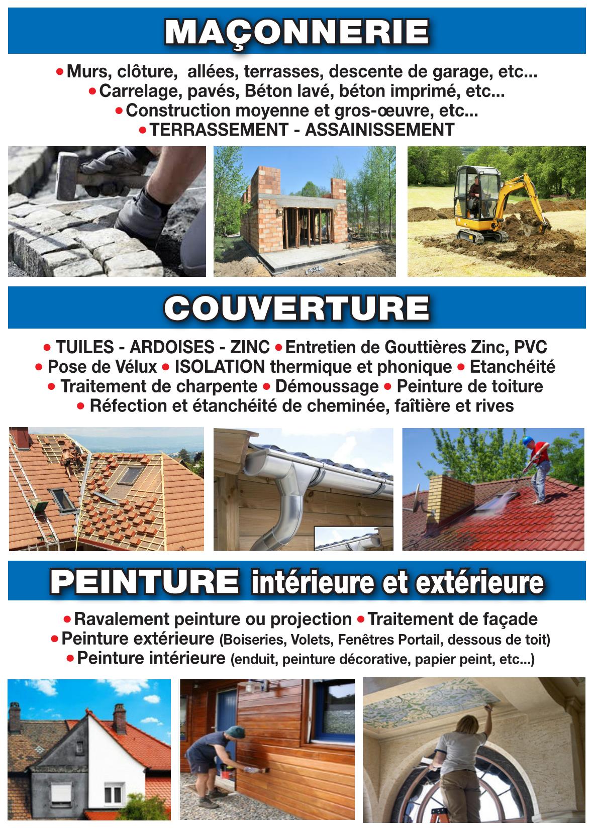 entreprise de construction à Mery-sur-Oise 95540