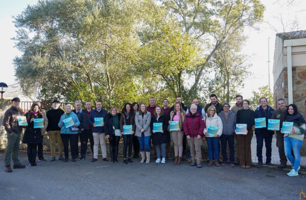 acto de acreditación a la Carta europea de turismo sonstenible acreditación de Huerta cabañeros  a la carta europea de turismo sostenible