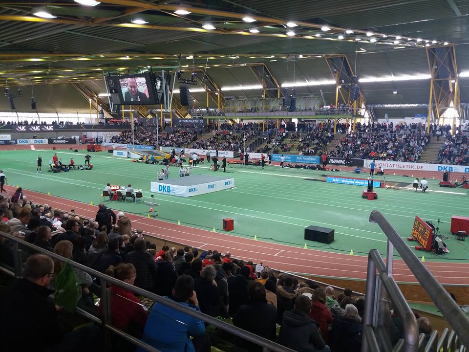 Leichtathletik Hallenmeisterschaft in der Helmut Körnig Halle