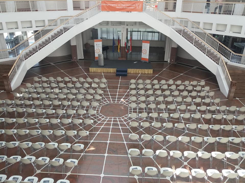 Einbürgerungsfeier im Rathaus der Stadt Dortmund.