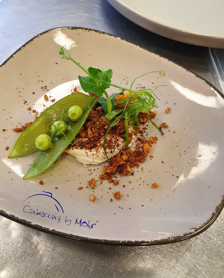 Erbse Dessert Mousse