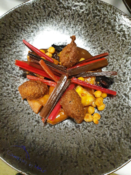 Jackfruit, Pflaume, Kichererbse, Mangold