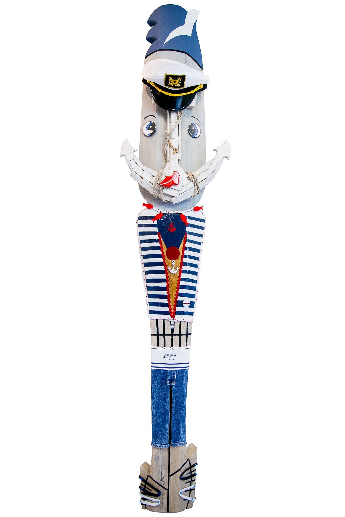 NLY artiste plasticienne grande douelle gaultier marin