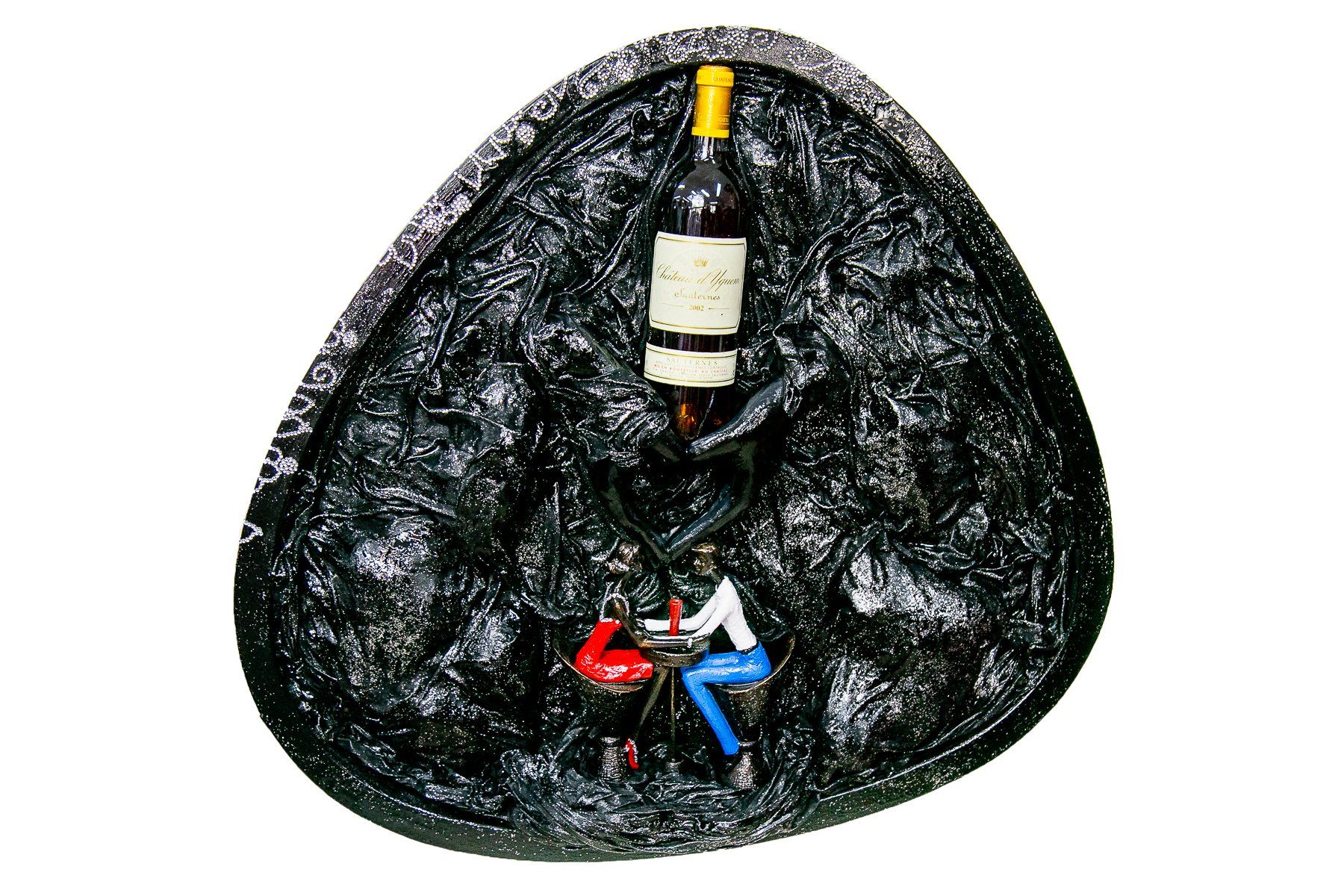 oeuvre art bouteille de vin chateau yquem