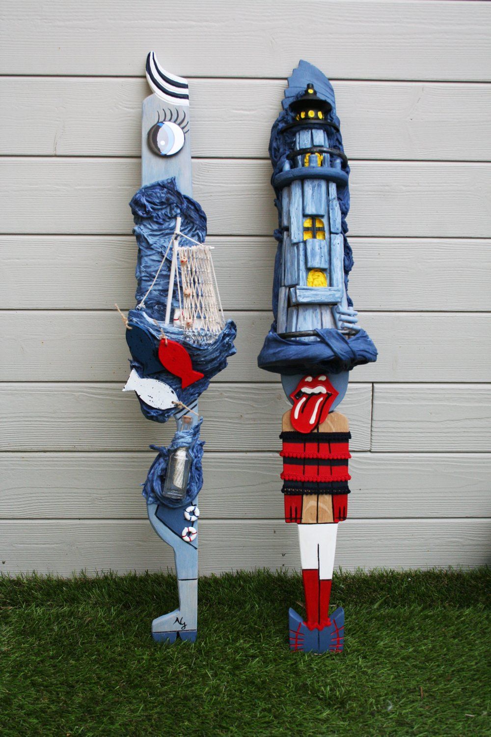 NLY artiste plasticienne douelles marines