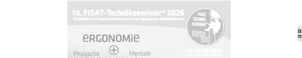 Sicherheit und Gesundheitsschutz an hochgelegenen Arbeitsplätzen