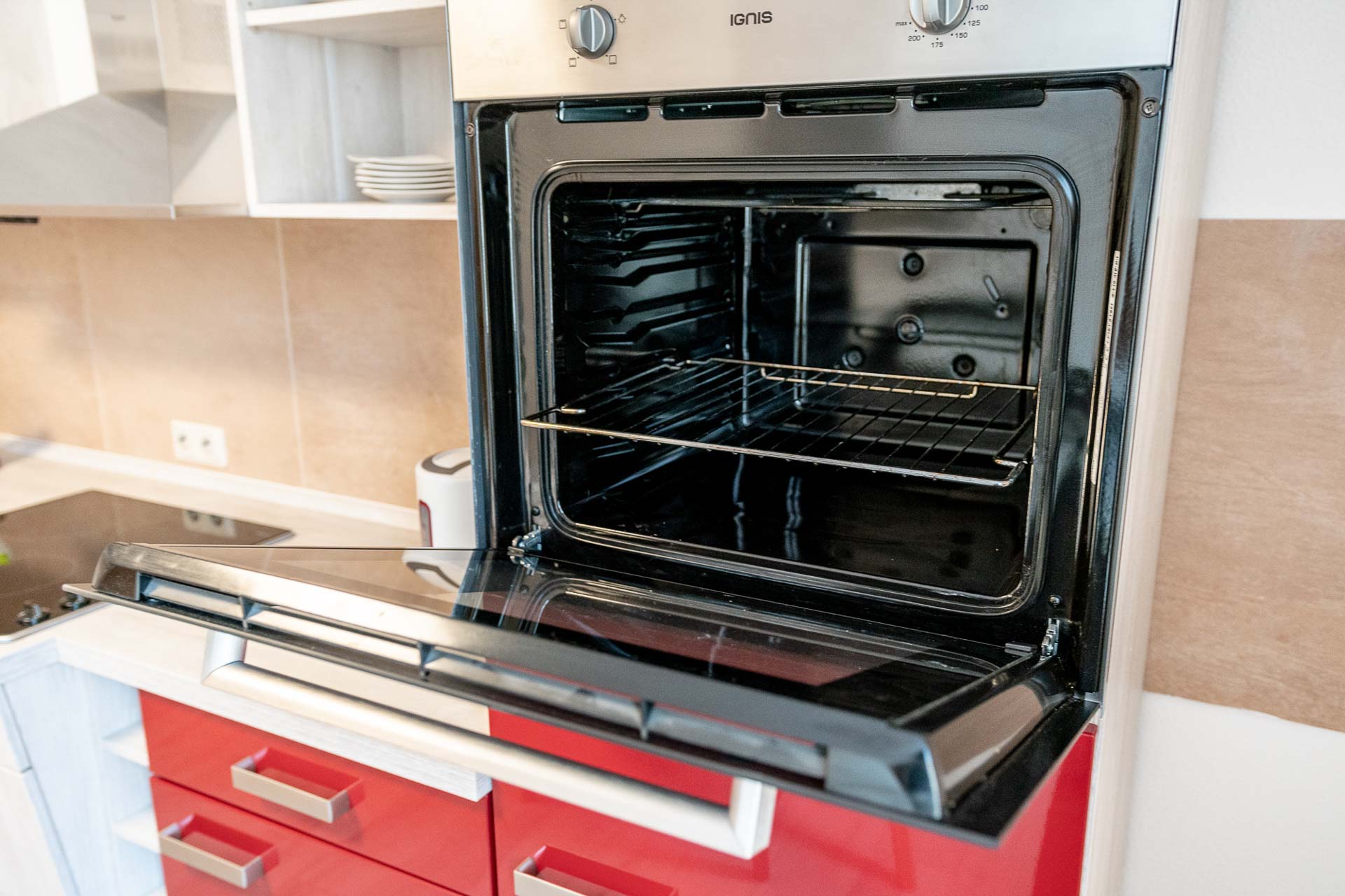 Backofen in der Ferienwohnung