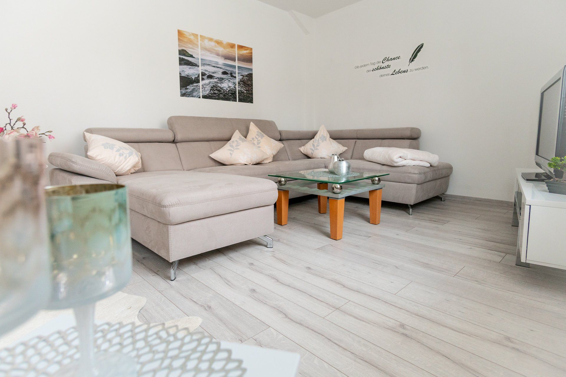 Couch der Ferienwohnung