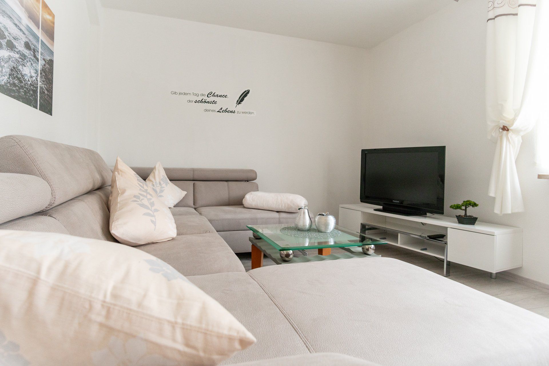 Wohnzimmer der Ferienwohnung Halberstadt