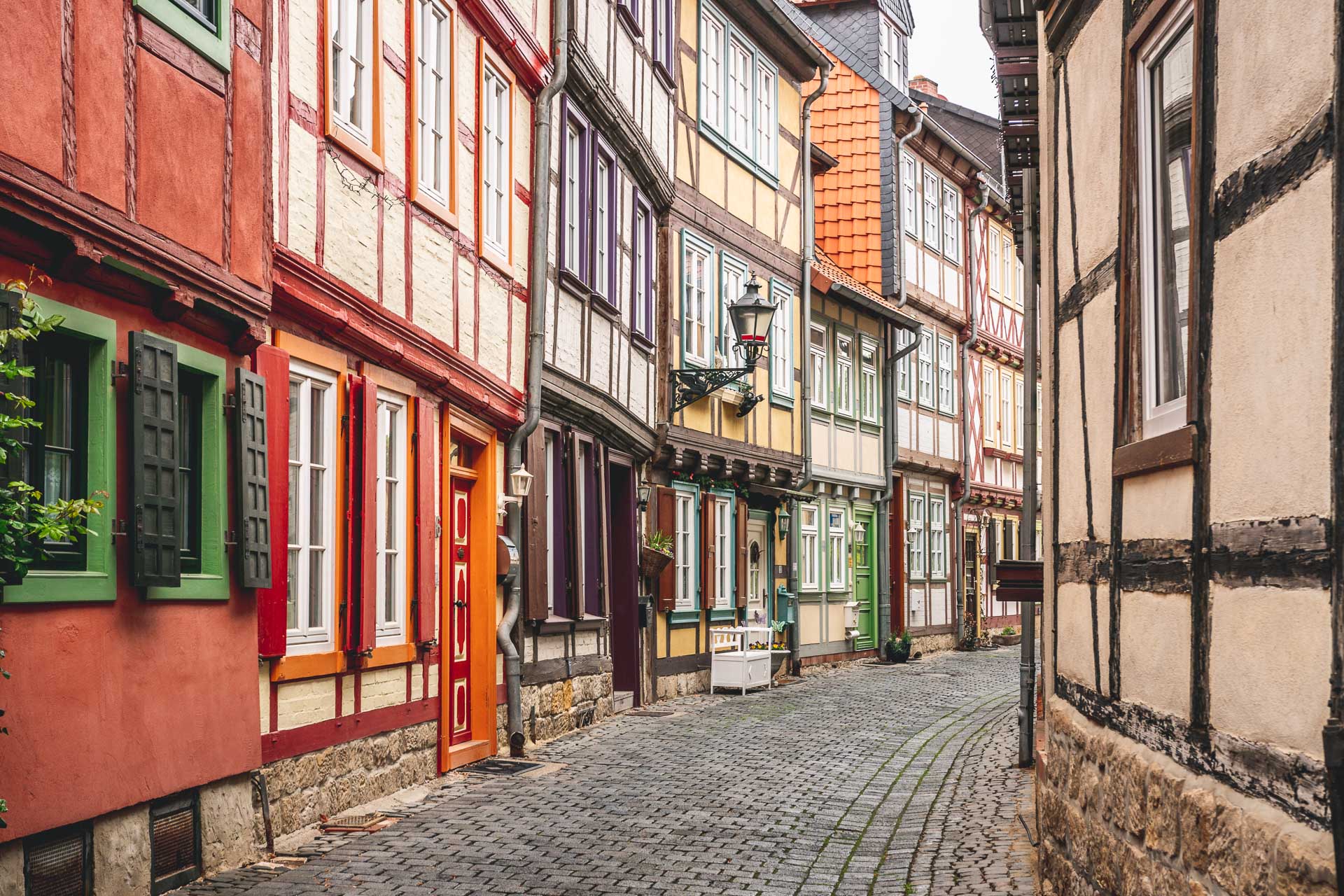 Gasse in Halberstadt