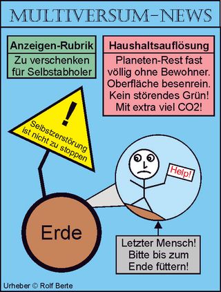 Das Ende der Erde Erde zu verschenken - für Selbstabholer