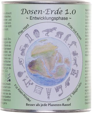 Kunstprojekt Dosen Erde Dosen Erde - kritisch und zynisch