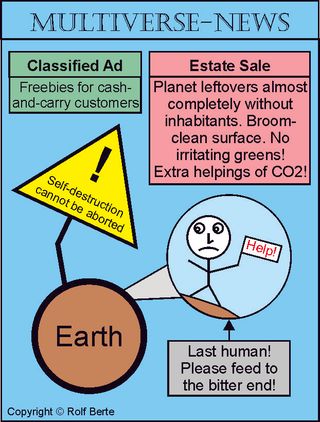 Das Ende der Erde Erde zu verschenken - für Selbstabholer
