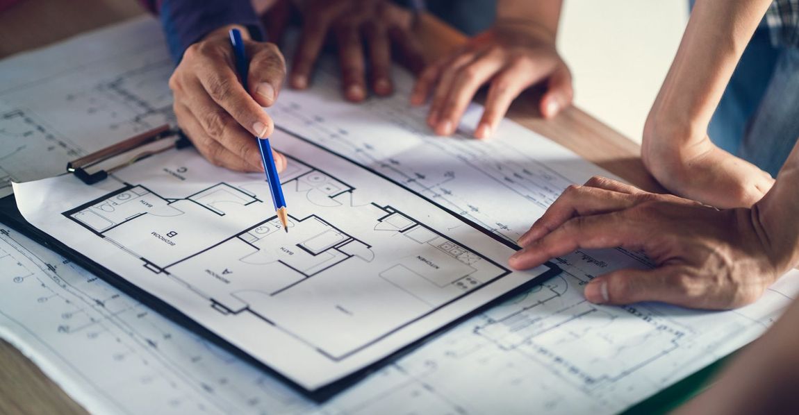 Planung, Bauplanung. Projektplanung, Innenausbau, Aussenausbau