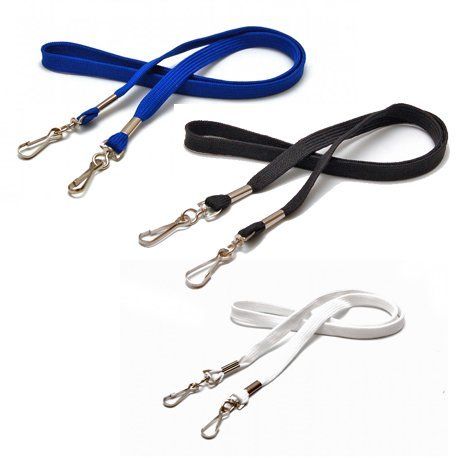 Cordón para colgar tarjeta con doble mosquetón BYTB-12DM Cordón para colgar tarjeta con doble mosquetón BYTB-12DM