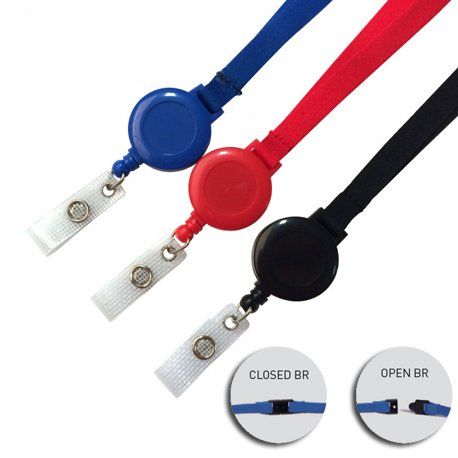 Cordón para colgar tarjeta con yoyo extensible BYZP-10A Cordón para colgar tarjeta con yoyo extensible BYZP-10A