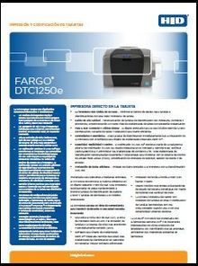 Catálogo impresora de tarjetas HID Fargo DTC1250e Catálogo impresora de tarjetas HID Fargo DTC1250e