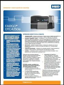 Catálogo impresora de tarjetas HID Fargo DTC4250e Catálogo impresora de tarjetas HID Fargo DTC4250e