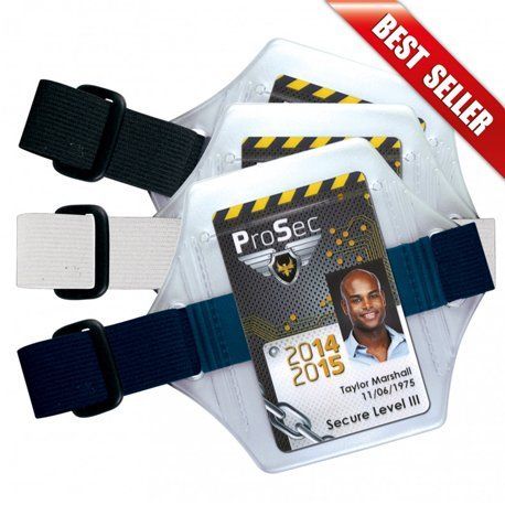 Porta tarjetas para brazo con cinta elástica Armband Porta tarjetas para brazo con cinta elástica Armband
