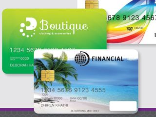 Impressão de cartões na fábrica Impressão de cartões na fábrica