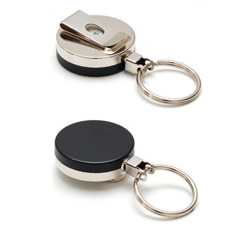 Yoyo extensible metálico con sujeción clip BYS-92.1 Yoyo extensible metálico con sujeción clip BYS-92.1