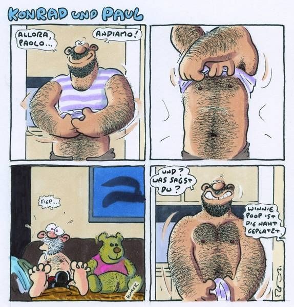 ABBA HALLO Beispielseite von Ralf König