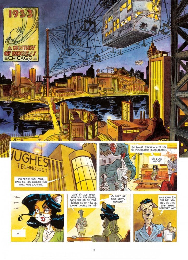 Ein Affe am Himmel Beispielseite von Etienne Willem