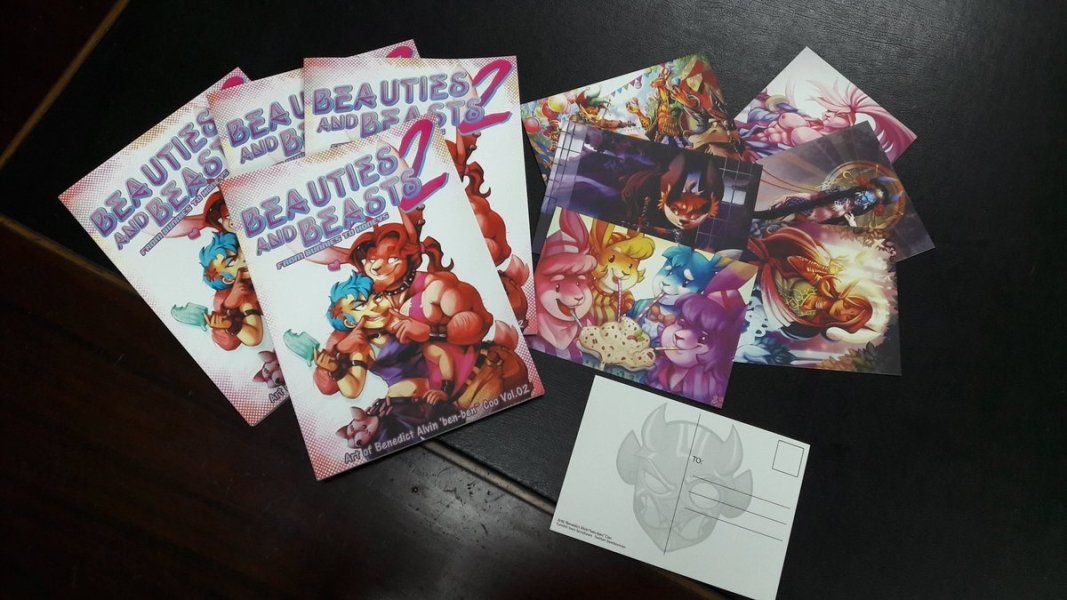 Beauties and Beasts Postcards by Ben-Ben