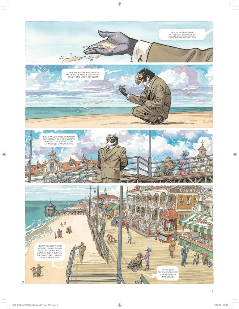 Blacksad 7 Beispielseite von Juanjo Guarnido