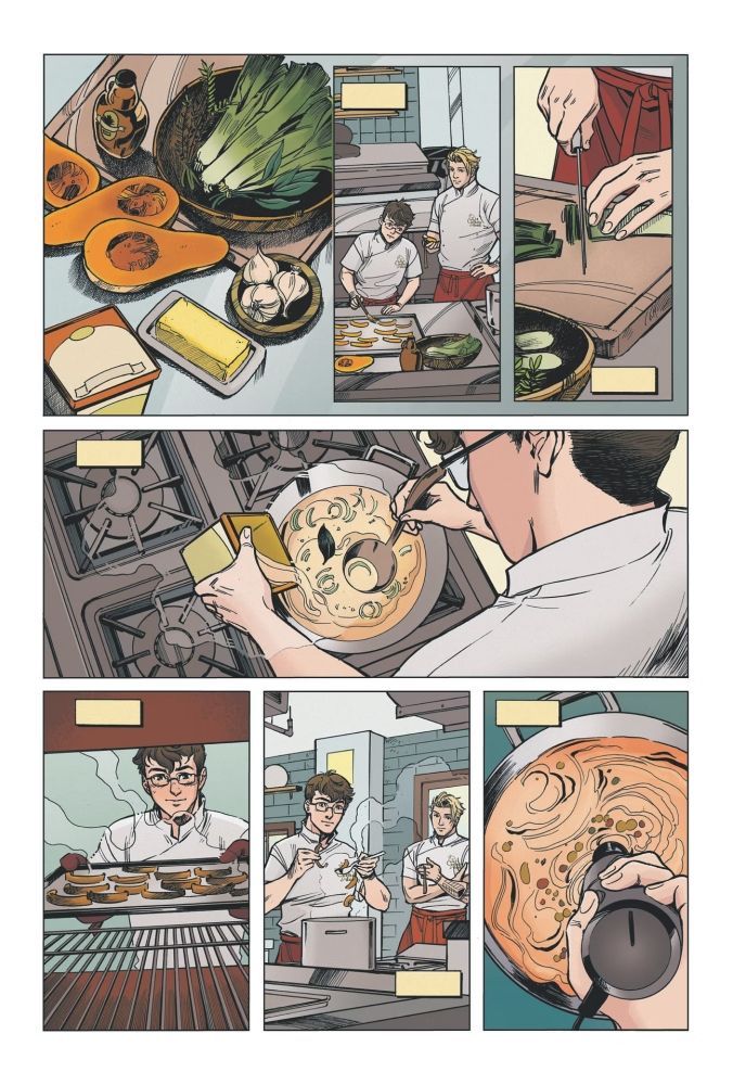 Chef's Kiss Beispielseite von Danica Brine