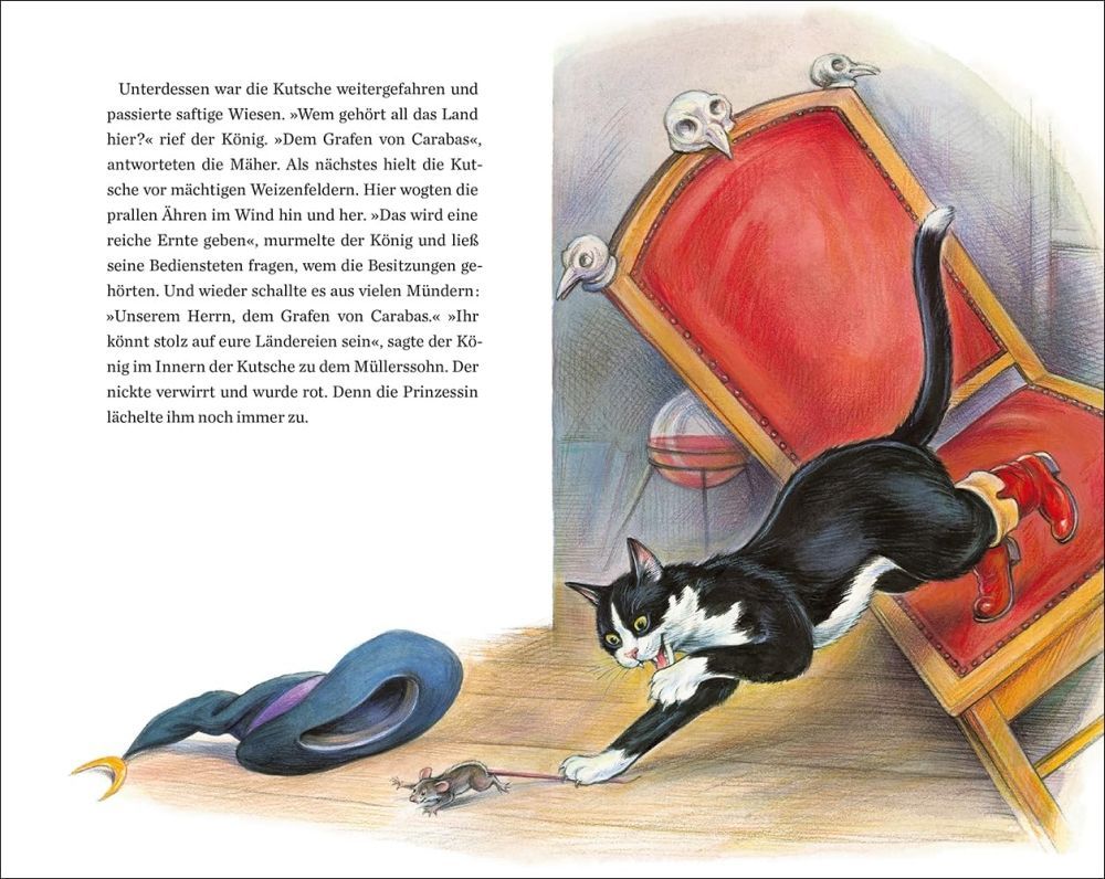 Der gestiefelte Kater Illustration von Reinhard Michl