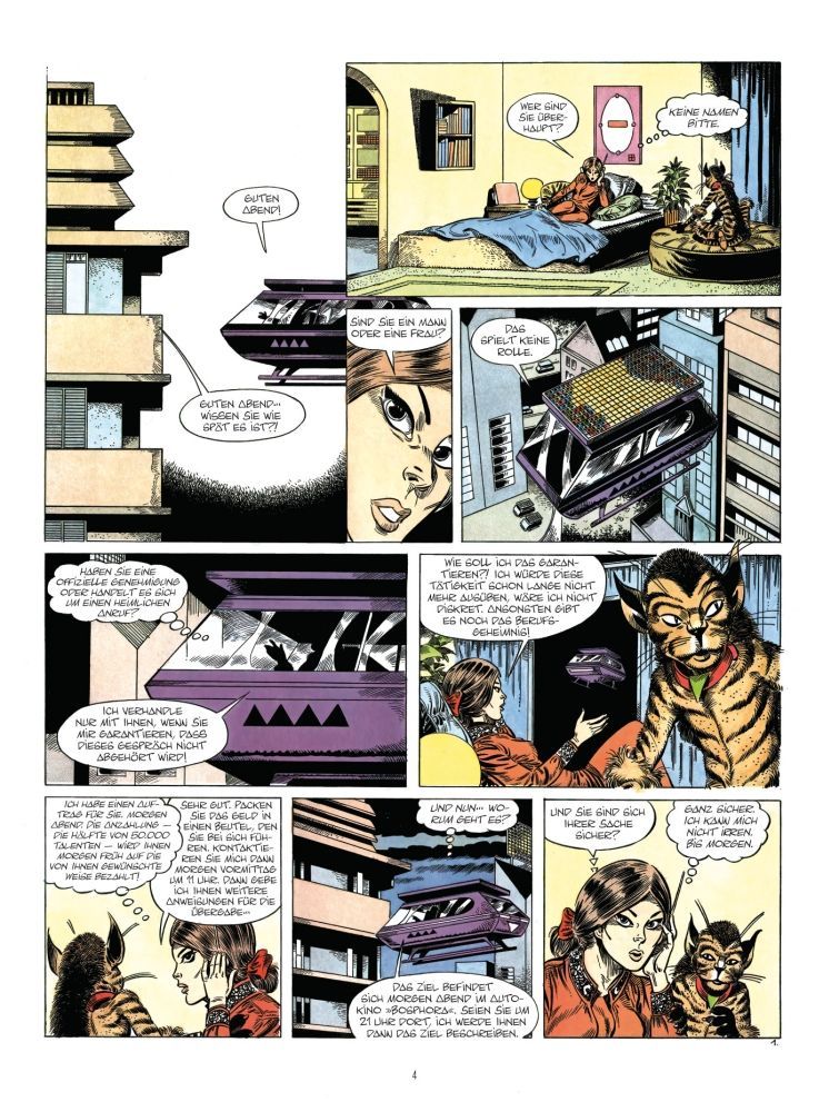 Detektiv Carol Beispielseite von Eddy Paape