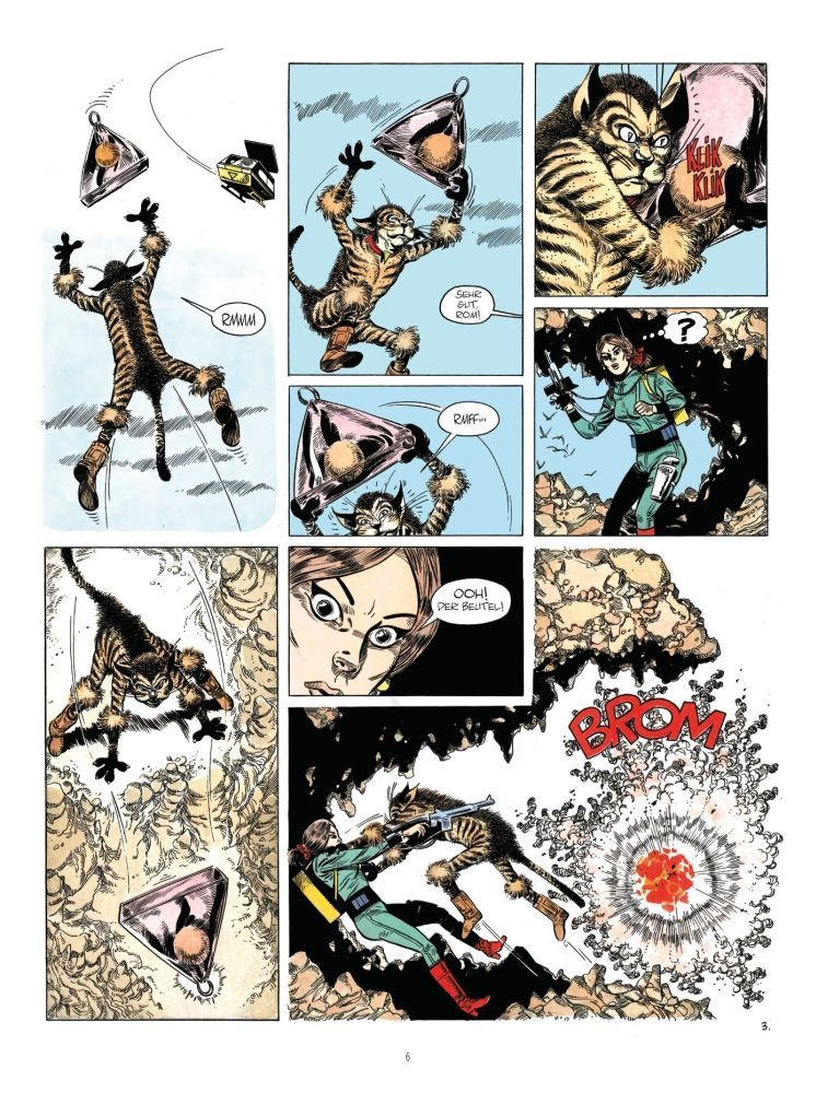 Detektiv Carol Beispielseite von Eddy Paape