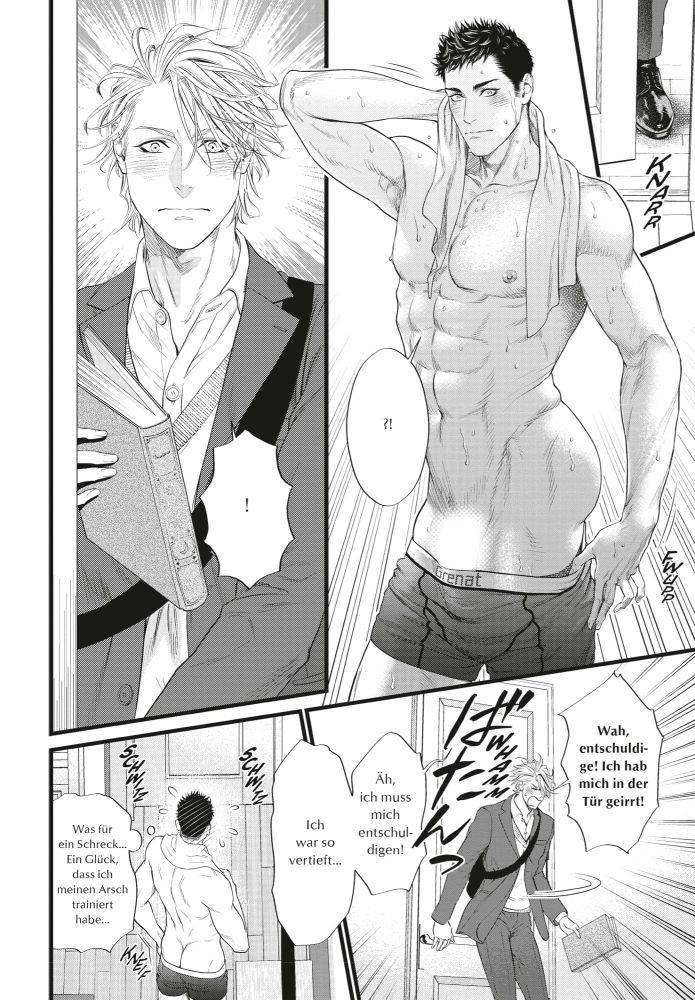 Dick Fight Island Beispielseite von Ike Reibun