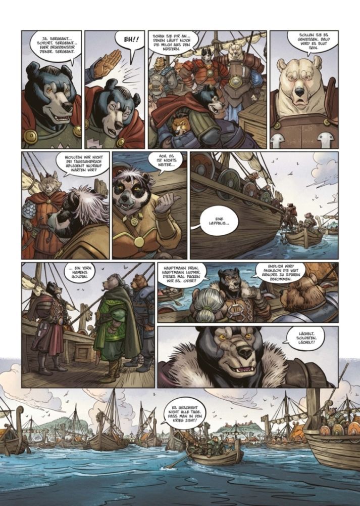 Die 5 Reiche Bd. 13 Beispielseite von Jérôme Lereculey