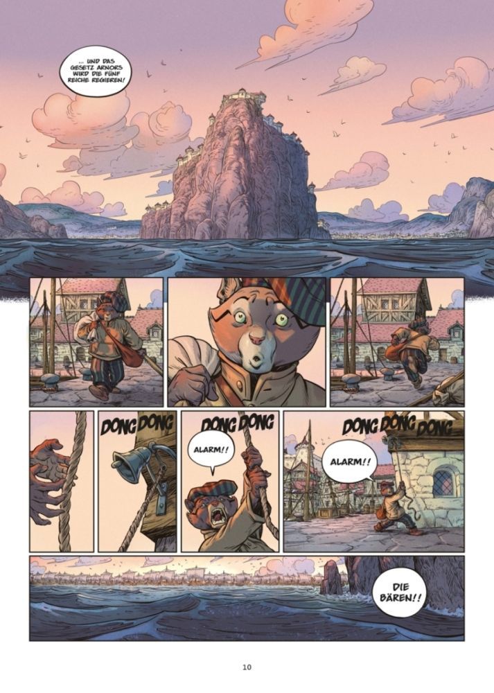 Die 5 Reiche Bd. 13 Beispielseite von Jérôme Lereculey