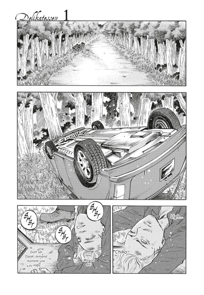 Die Gesellschaft der Tiere Beispielseite von Okada Takuya