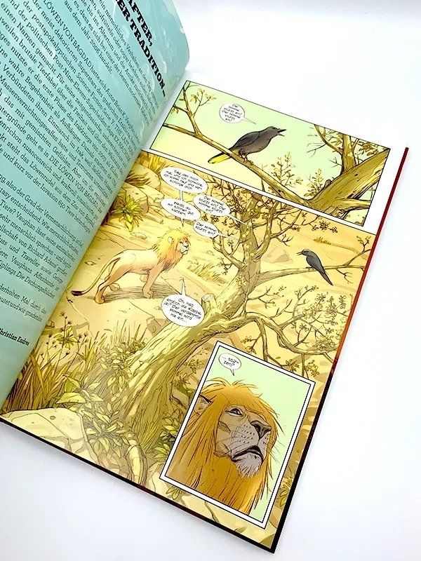 Die Löwen von Bagdad Beispielseite von Niko Henrichon