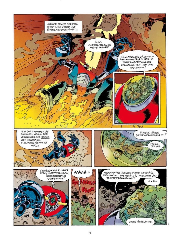 Donjon Antipoden +10.003: Flambierte Ente Beispielseite von Vince