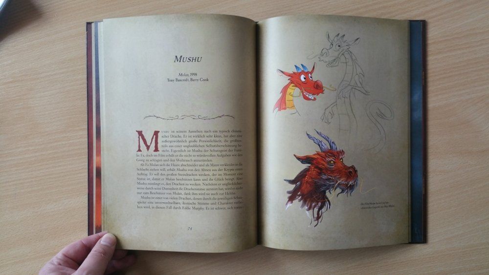 Drachen Beispielseite von Peter Bergting