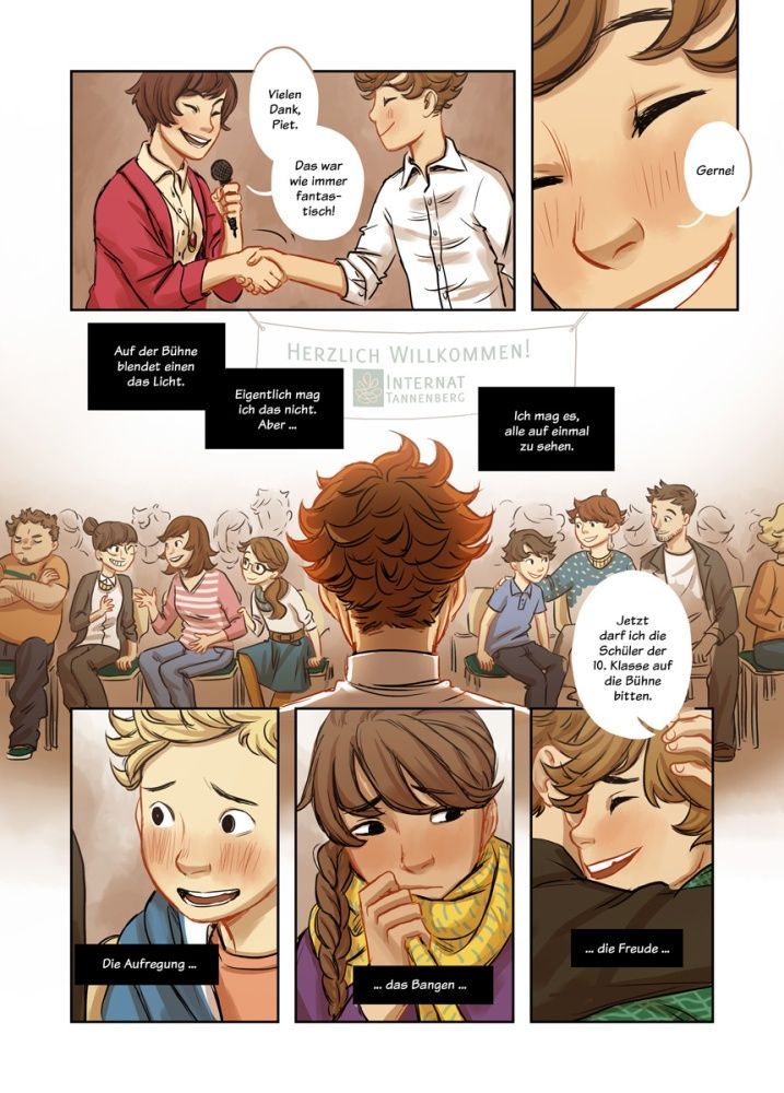 Grün und Gold Beispielseite von Lisa Brenner