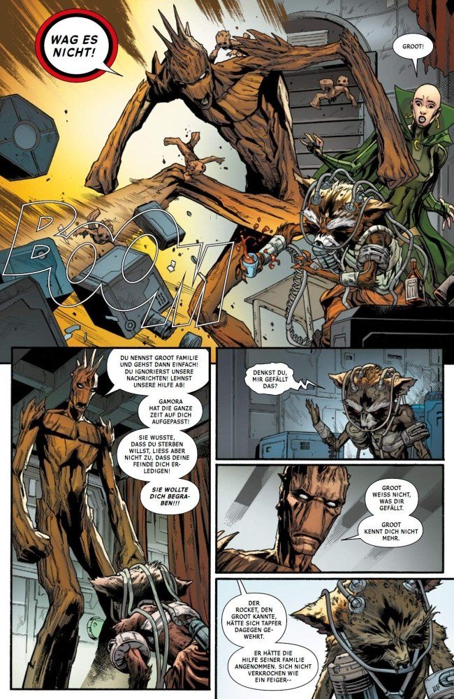 Guardians of the Galaxy Neustart 2 Beispielseite von Geoff Shaw