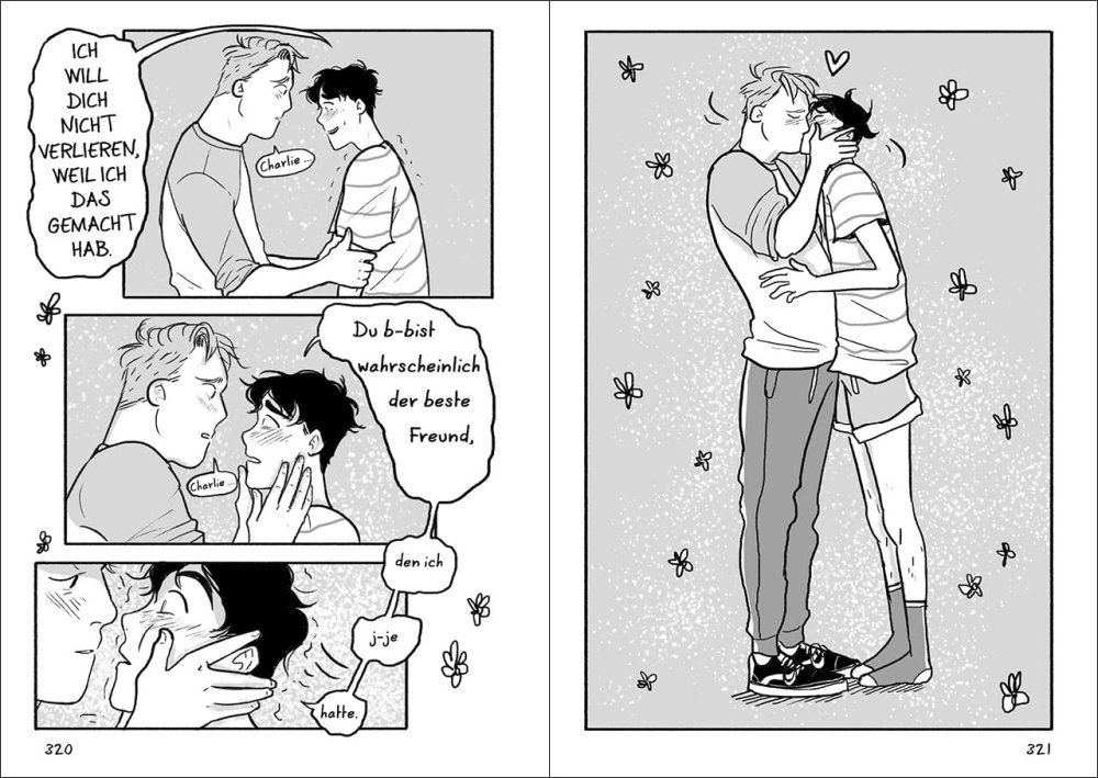 Heartstopper Volume 2 Beispielseite von Alice Oseman