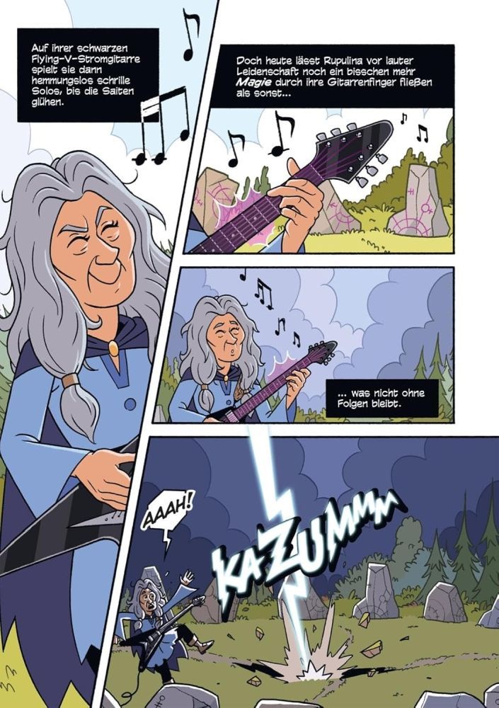 Heavysaurus – Der Comic Beispielseite von Adrian vom Baur