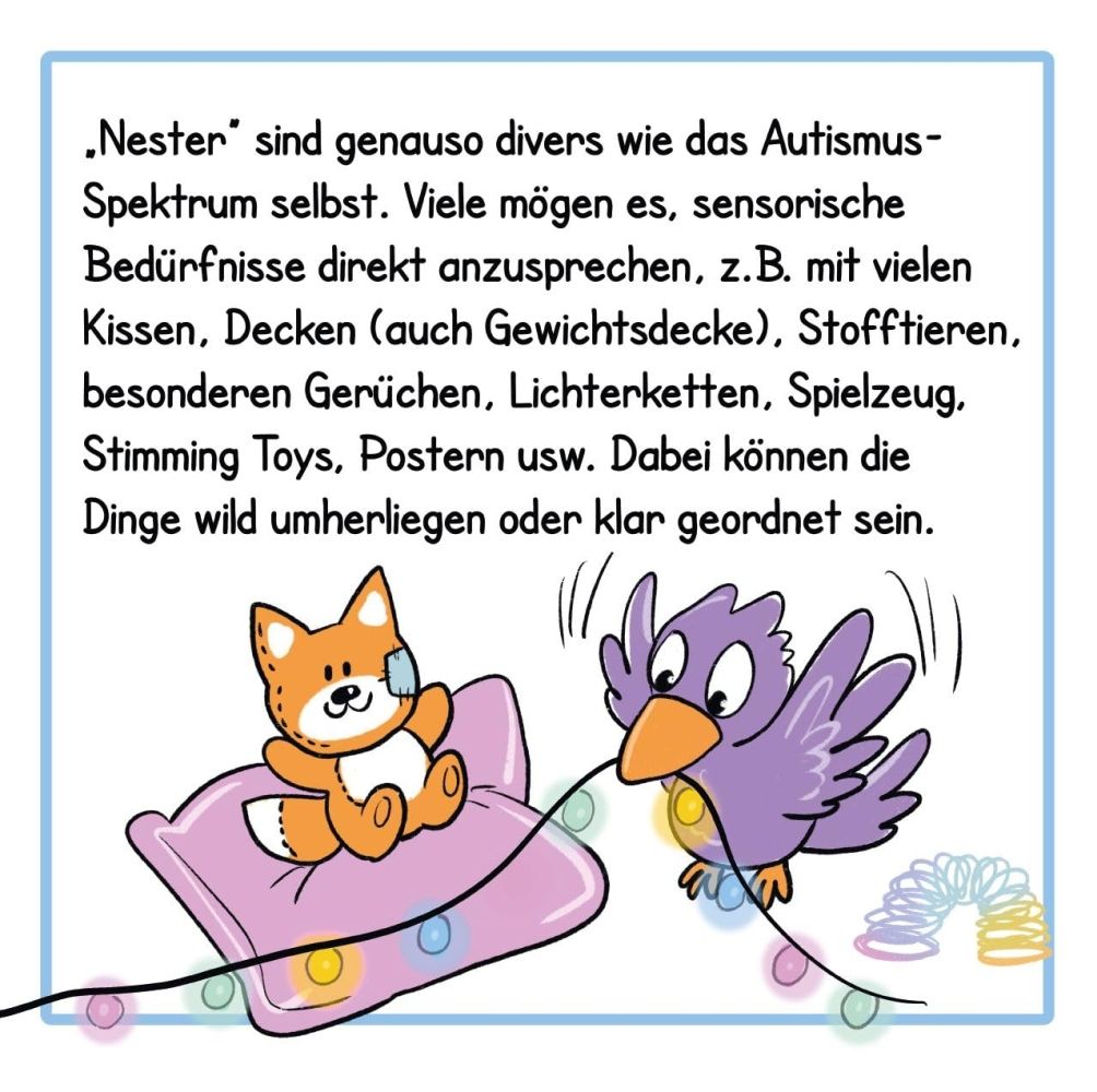 Herzlichen Glückwunsch, es ist Autismus! Beispielseite von Daniela