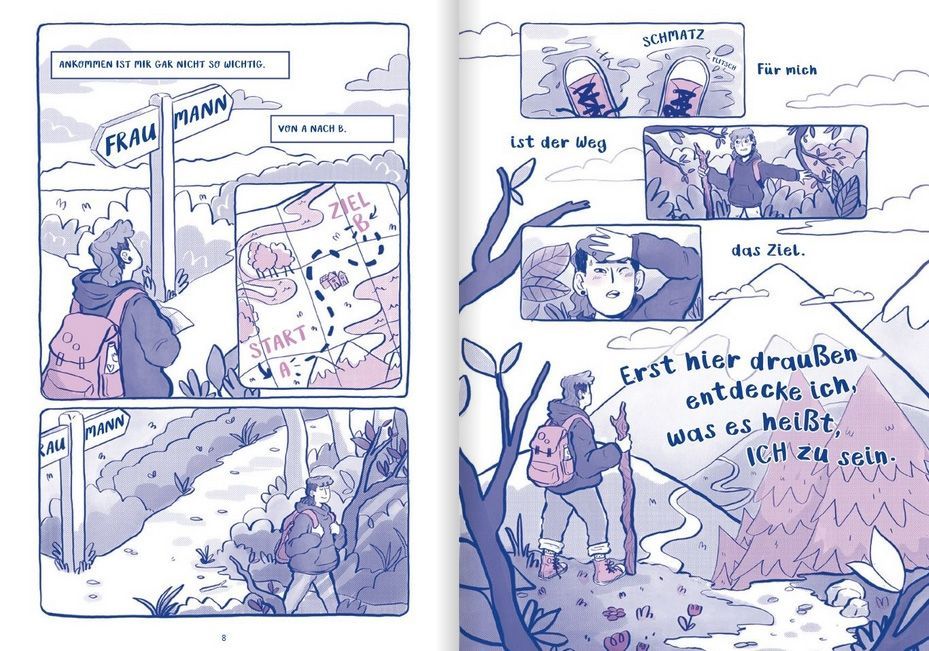 Homebody Beispielseiten von Theo Parish