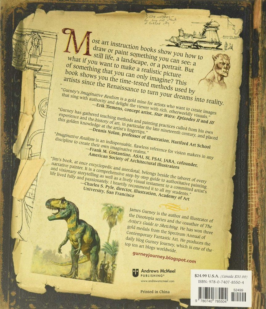 Color and Light Backcover by James Gurney